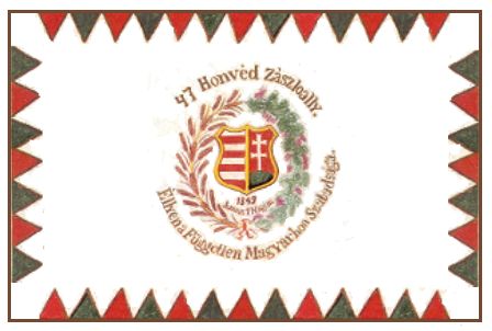 1848-1849-es Szabadságharc Rajz Zászló