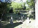 A régi temető, nem mai sírokkal ;-)