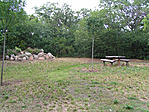 Park és sziklakert és mögötte a kincs Park és sziklakert és mögötte a kincs