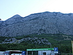 A hegy Makarskáról nézve