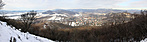 Panoráma a 2. pontnál télen Panoráma a 2. pontnál télen