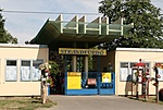 A Strandfürdő bejárata A Strandfürdő bejárata