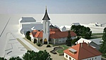 371. Veresegyház, Katolikus templom látványterv 371. Veresegyház, Katolikus templom látványterv