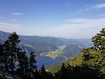 Bohinj, a Vogel bár teraszáról