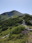 Ösvény a ©ija csúcsra Ösvény a ©ija csúcsra