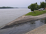 A Rákos-patak és a Duna találkozása