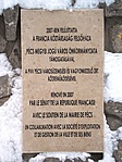 A felújítás táblája A felújítás táblája