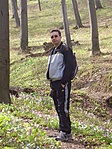 A Frank-hegynél, virágtakarón A Frank-hegynél, virágtakarón
