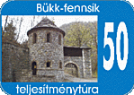 Egy 50-es teljesítménytúra kitűzje Egy 50-es teljesítménytúra kitűzje