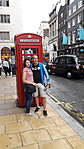 English phone booth English phone booth