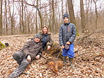 Első találatunk helyszínén. Középen én, elől középen SzuperVirsli Első találatunk helyszínén. Középen én, elől középen SzuperVirsli