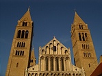 A pécsi bazilika megújult tornyai