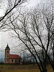 A református templom a rejtek közeléből A református templom a rejtek közeléből