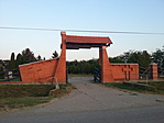 A temető főbejárata (2013)