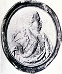 gróf Zichy Miklós márvány relief portréja