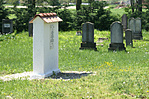 A zsidó temetőben