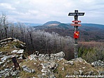 Ivačka Glava, háttérben a Papuk Ivačka Glava, háttérben a Papuk