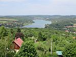 A Pécsi-tó a Balázs-hegyi kilátóból 