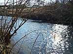 A patak a tavaszi napsütésben