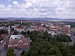 Látkép a Veszprémi Egyetem I épületének tetejéről