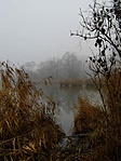 Naplás-tó ködben