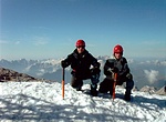 Marmolada csúcsán fiammal Marmolada csúcsán fiammal