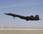 SR-71 "Blackbird" felszállás közben SR-71 "Blackbird" felszállás közben