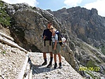 Kislányommal a Dolomitokban. Az ifjú nem én vagyok! Kislányommal a Dolomitokban. Az ifjú nem én vagyok!