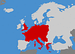 A bejárt európai országok