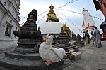 Swayambhunath stupa, Kathmandu, Nepál Swayambhunath stupa, Kathmandu, Nepál