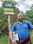 A GCKEKL mozgóval a Kéktúra Cserháti szakaszán A GCKEKL mozgóval a Kéktúra Cserháti szakaszán